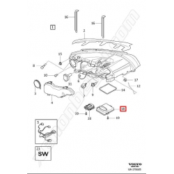 Volvo S80 XC70 V70 Xenon Far Beyni - 5